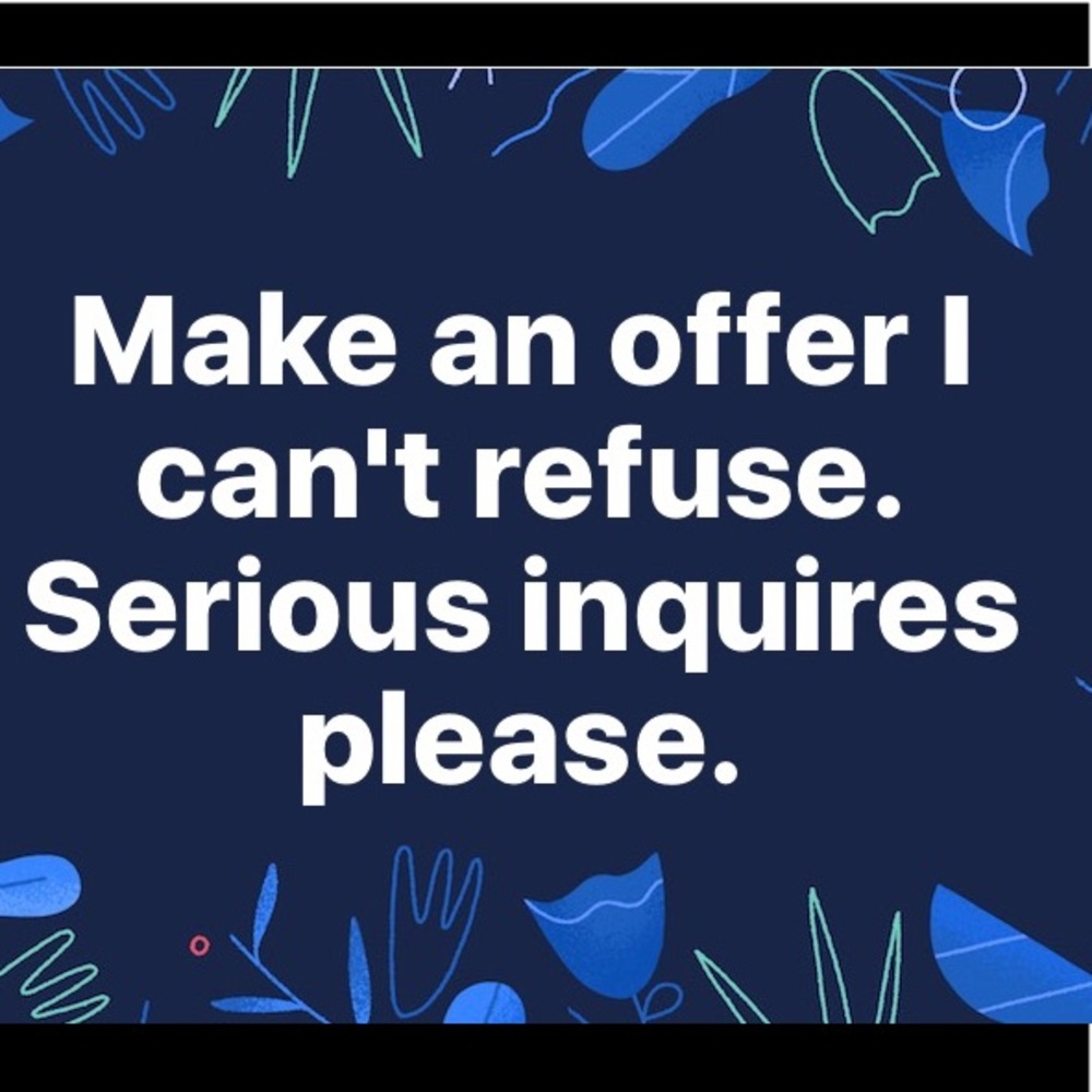 Offer is up to you!