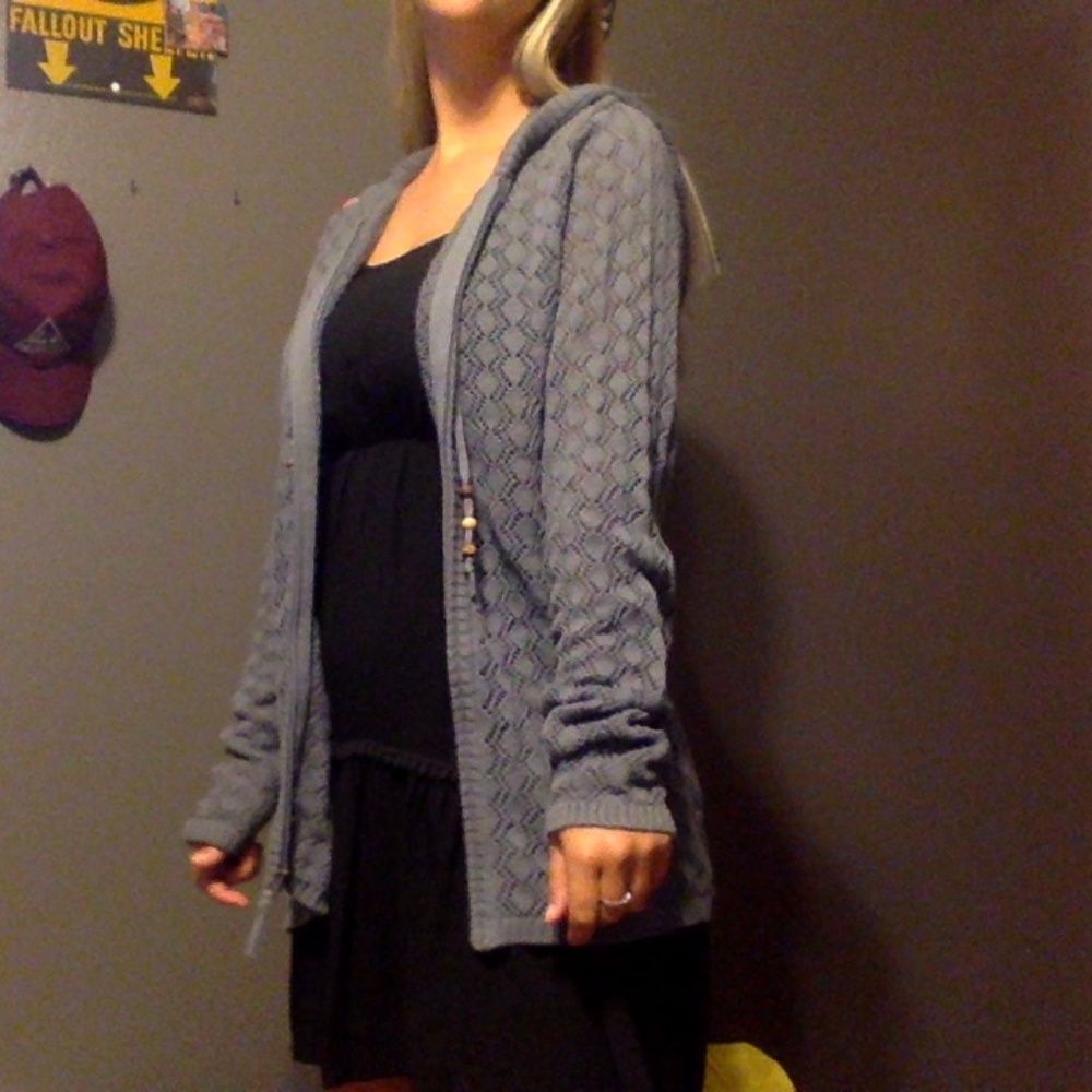 cute zip up cardigan