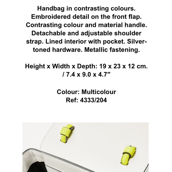 Sold Zara embroidered tropical city bag palm - Picture 5 of 8