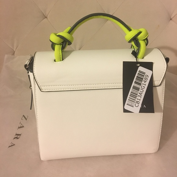 Sold Zara embroidered tropical city bag palm - Picture 8 of 8