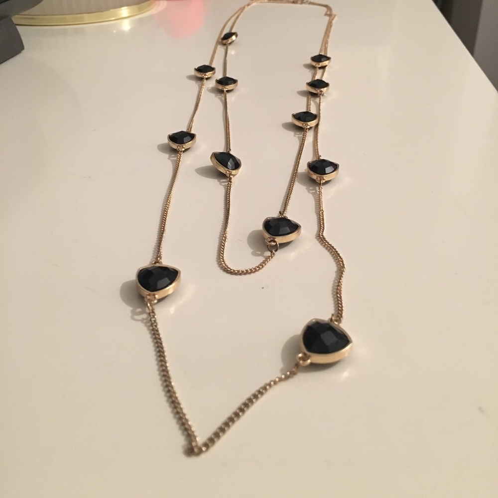Black and gold necklace