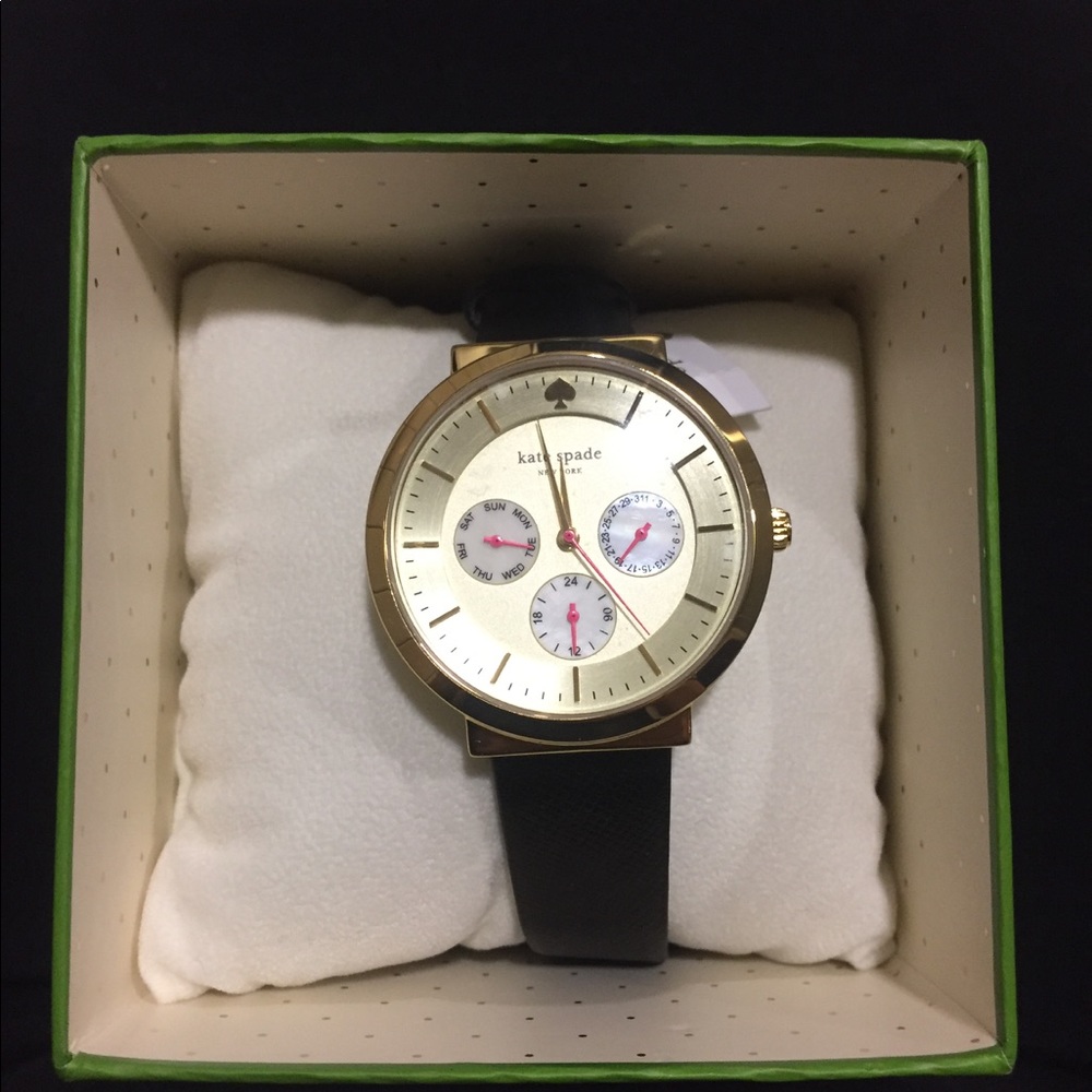 🎉SALE🎉Black & Gold Kate Spade watch (Authentic)