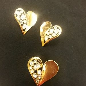 Earrings with Brooch