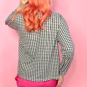 vintage Tops - Vintage Plaid Turtleneck vintage Tops - Vintage Plaid Turtleneck