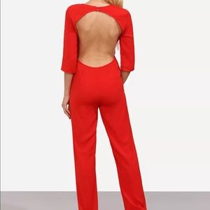 Red Zara jumpsuit xs