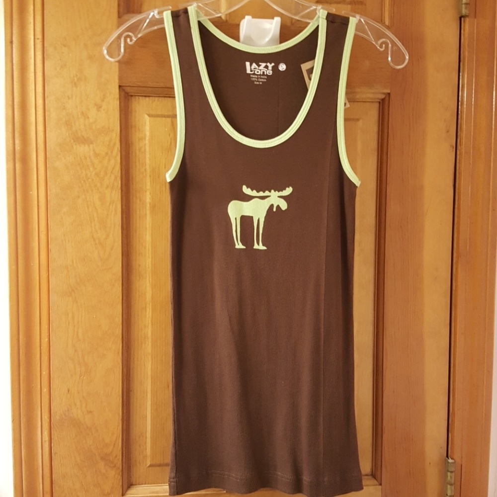 Moose Pajama Tank Top NWT