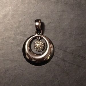 Pia Sophia Hematite Colored Pendant