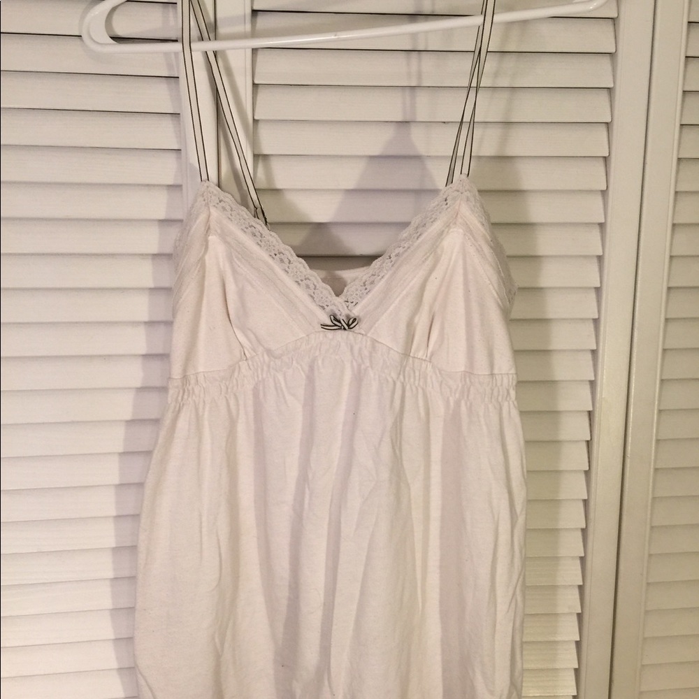 Medium American Eagle White Lace Tank