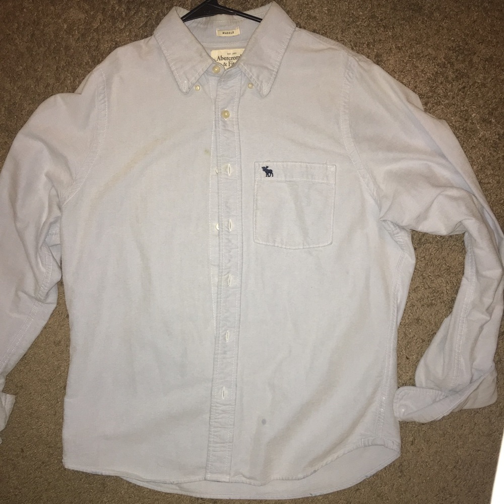 AMBERCROMBIE & FITCH LONG SLEEVE BUTTON DOWN