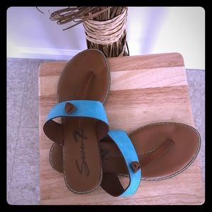 Seven7 Leather Slippers