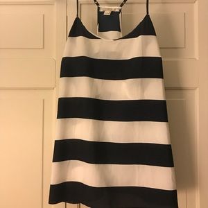 J Crew stripped tank top.