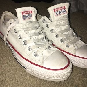 White low top Converse All Star