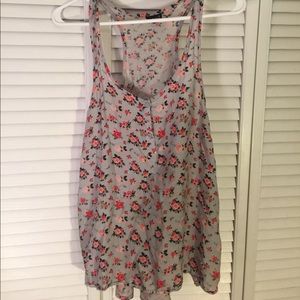 Size 10 Floral Tank