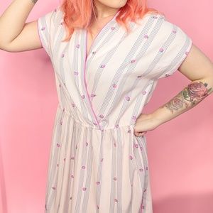 Leslie Fay Dresses - Vintage Strawberry Print Dress Leslie Fay Dresses - Vintage Strawberry Print Dress