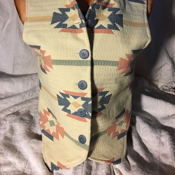 Vest with American Indian Design - Picture 2 of 7
