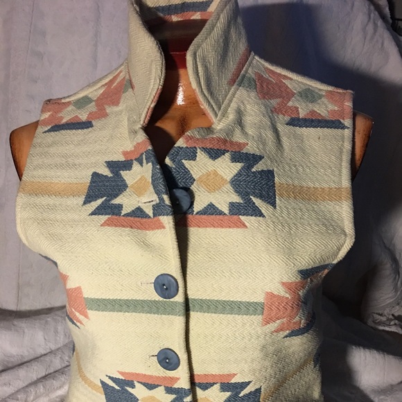 Vest with American Indian Design - Picture 1 of 7