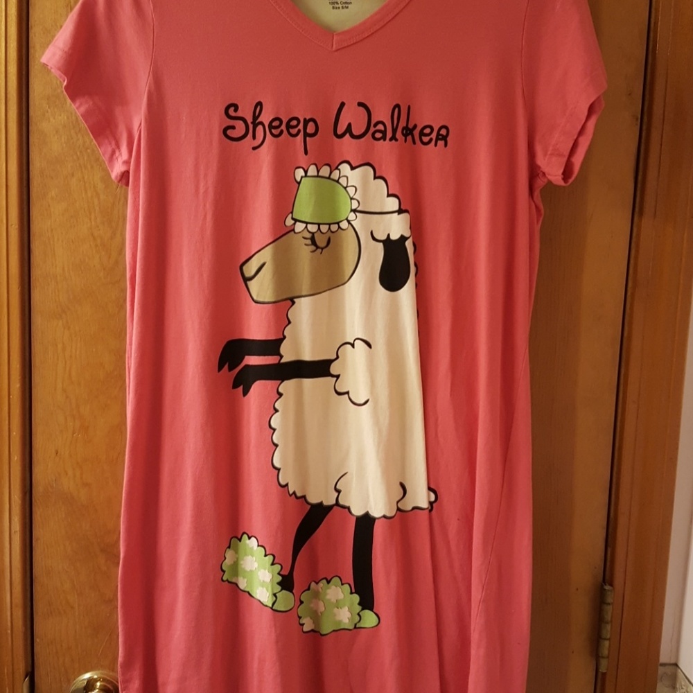 Sheep Walker Night Shirt NWT