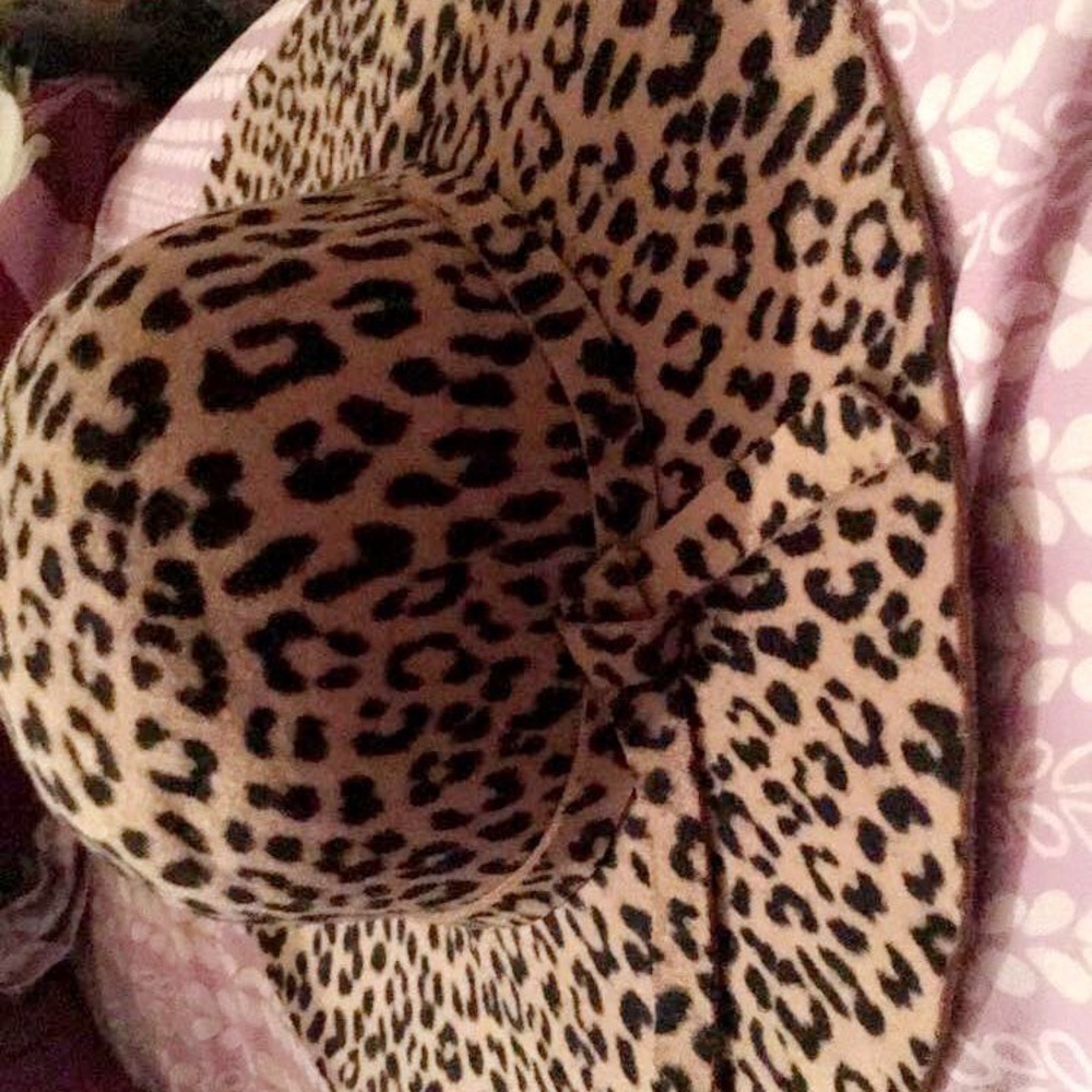 Leopard print hat
