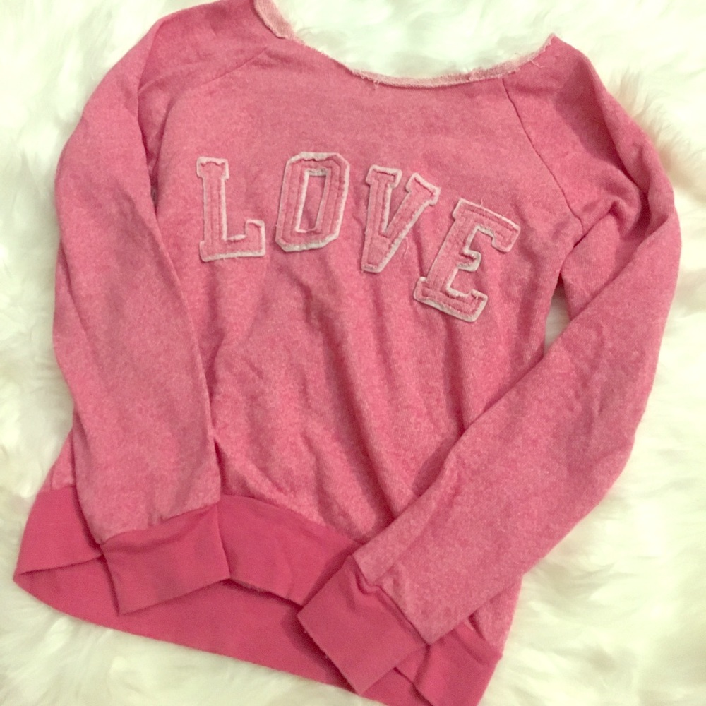 Pink Love sweater