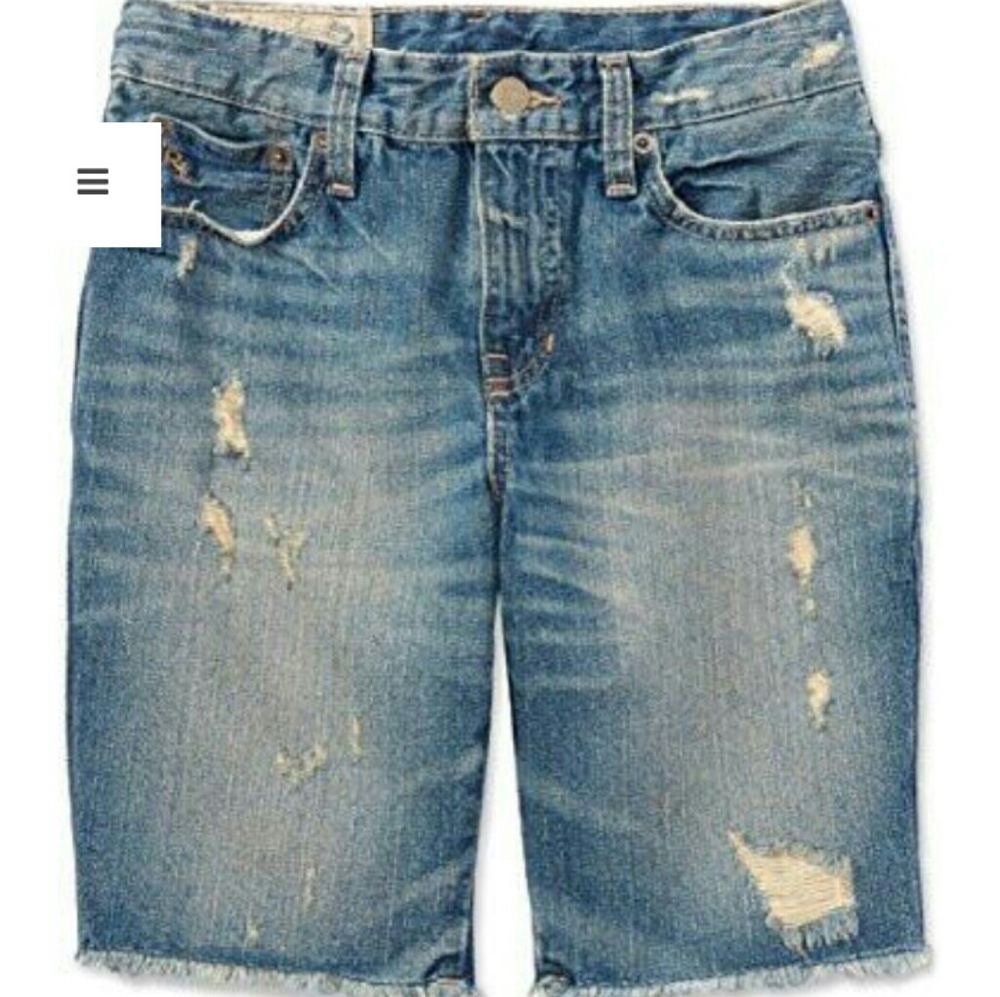 Youth denim shorts