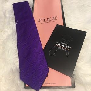✨NEW✨ Thomas Pink Purple Tie with wave Texture