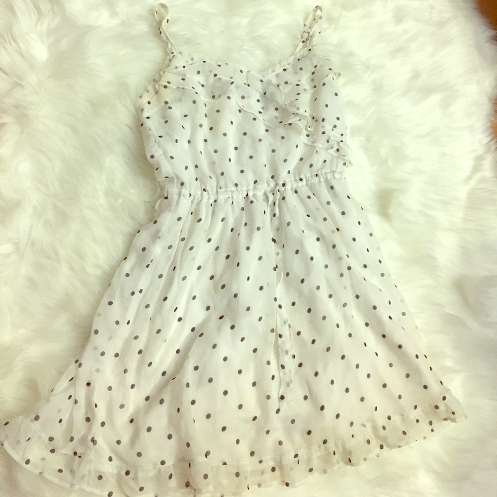 hollister polkadot dress