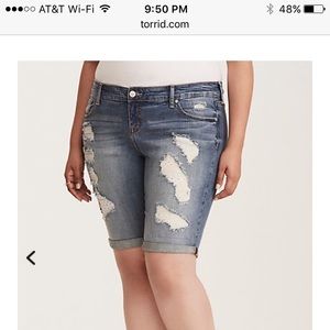 Torrid Boyfriend Bermuda Shorts