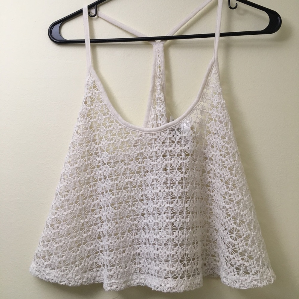 VS PINK White tank top