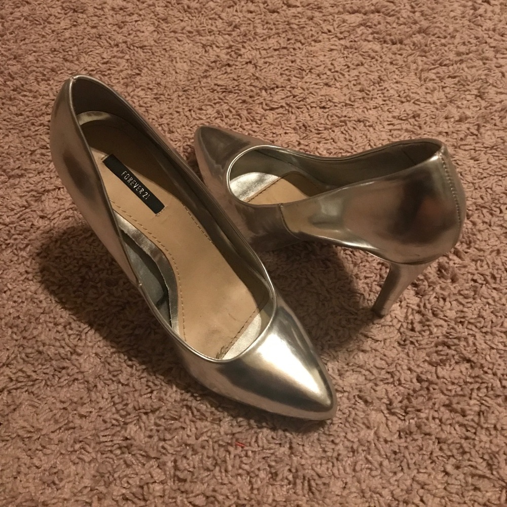 Silver heels