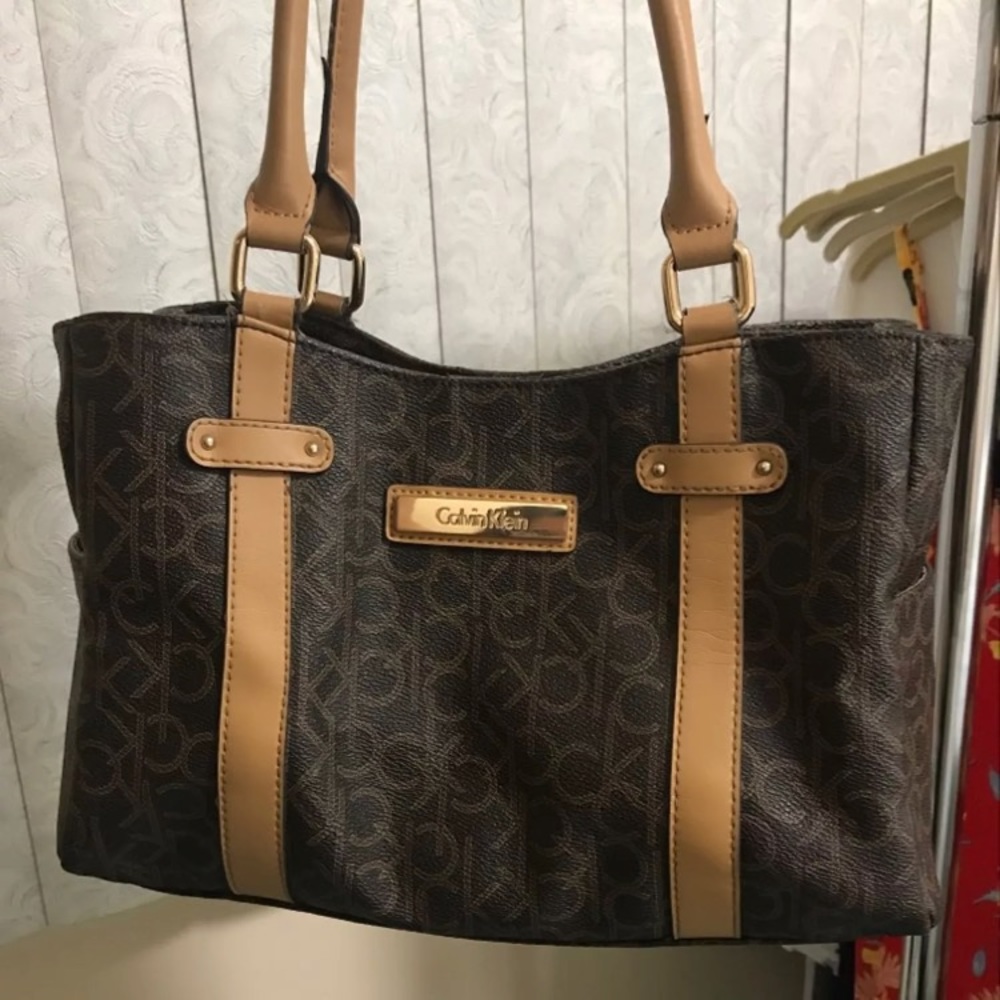 Calvin Klein monogram purse