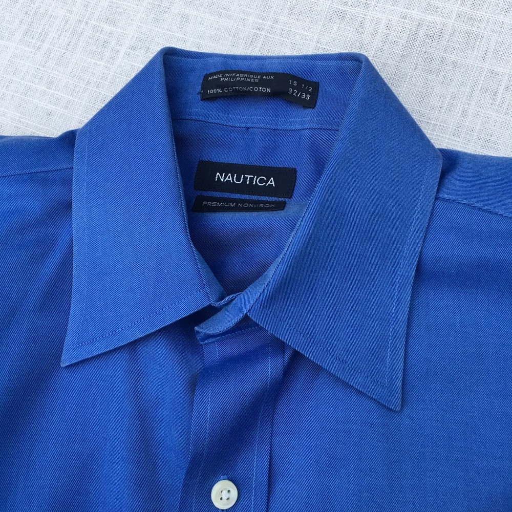 Men's dress button down shirt.