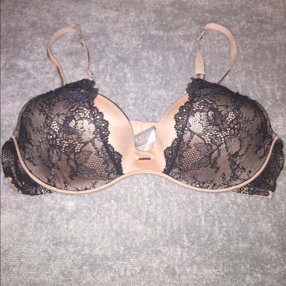 Victoria's Secret lace push-up bra.