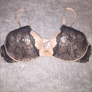 Victoria's Secret lace push-up bra.