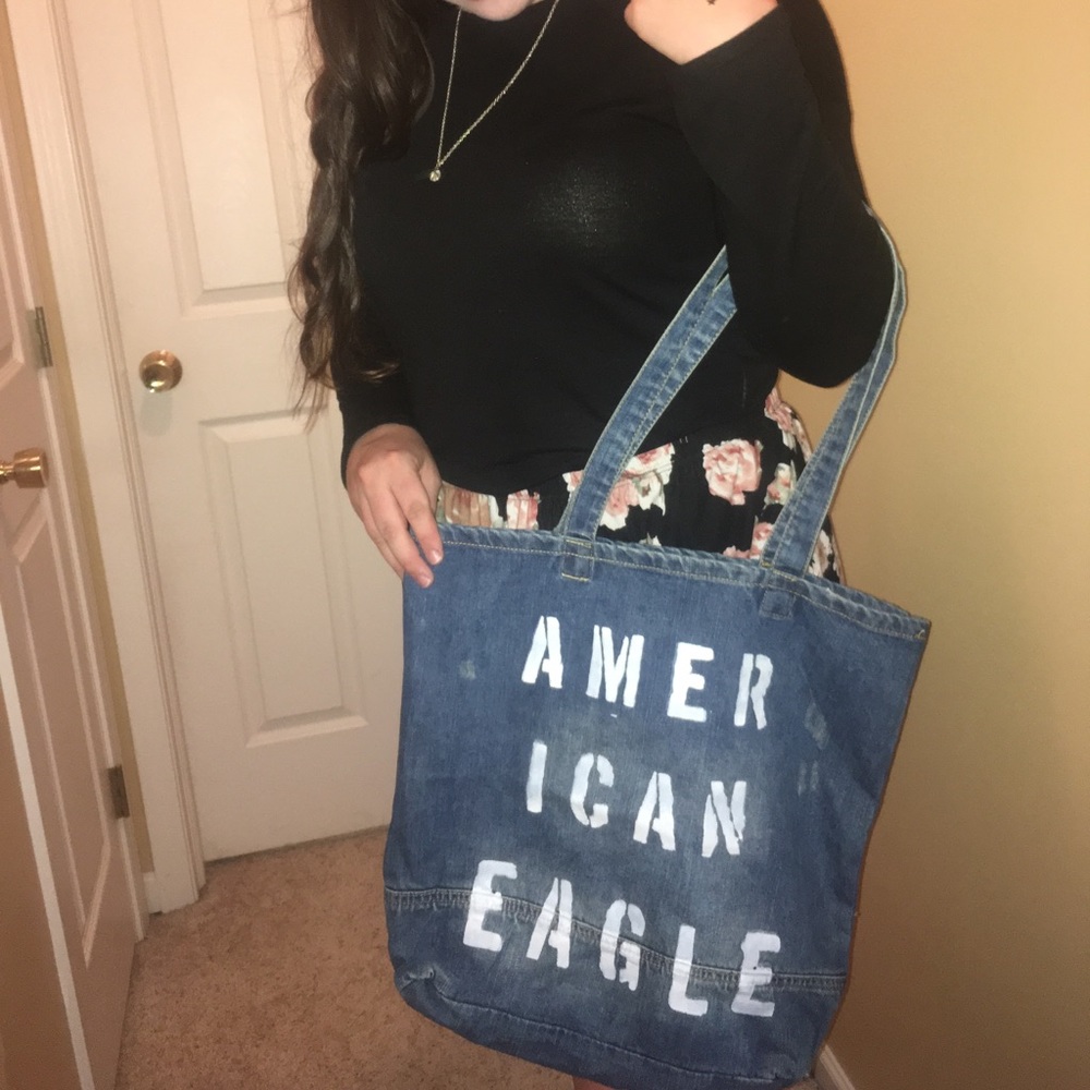American Eagle Denim Tote