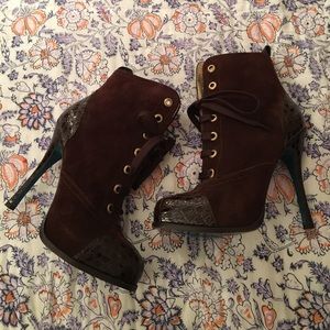 DSquared Suede Lace Up Boots