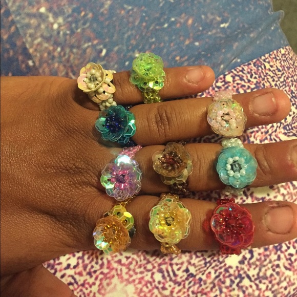 10 piece assorted rings - Picture 2 of 2