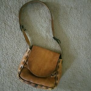Woven Leather Purse