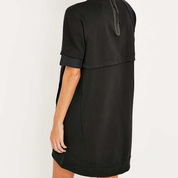 Nike Lab Fleece black mesh tech dress - Picture 2 of 2