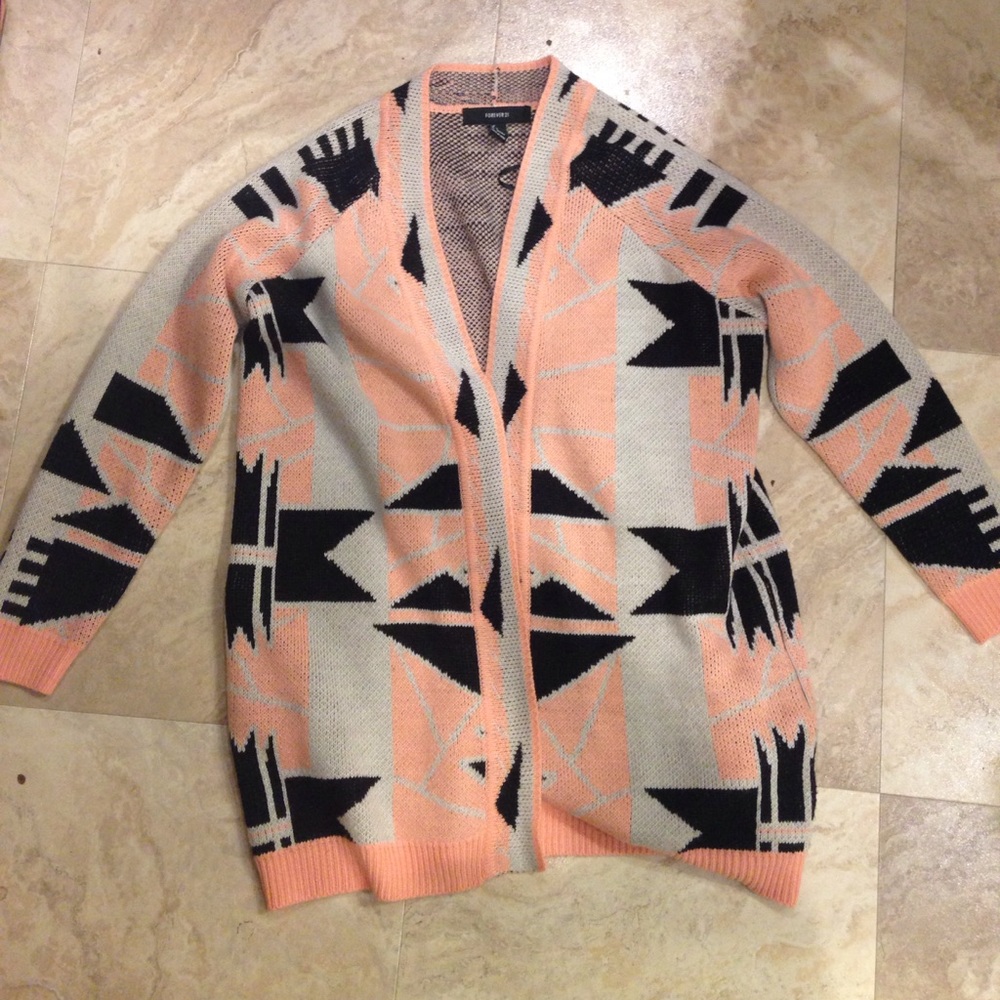 Forever 21 Aztec Print Cardigan