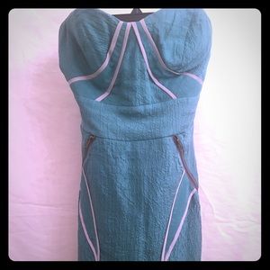 Cute Above Knee Strapless Sweetheart Dress