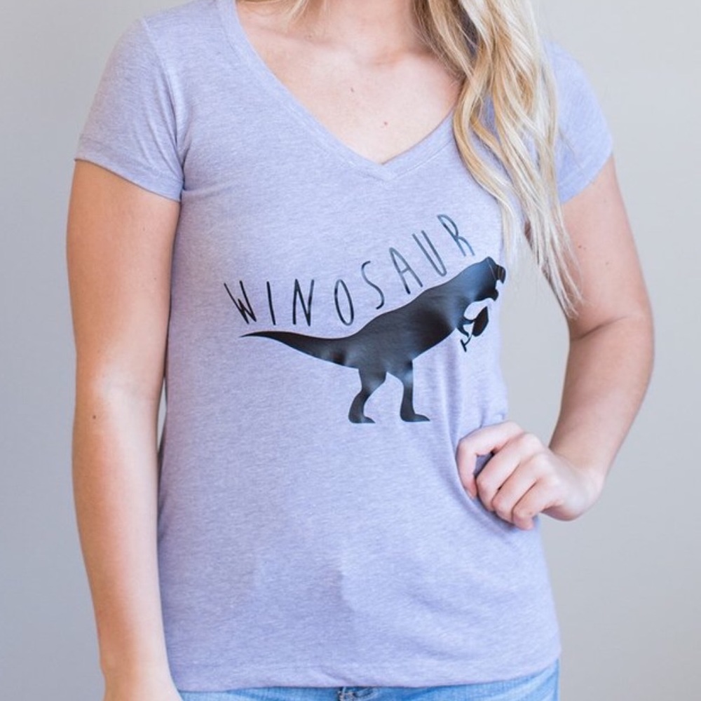 Mason Jar Boutique Wineosaur T-shirt