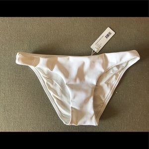 Zimmermann celestial frill white bikini bottom