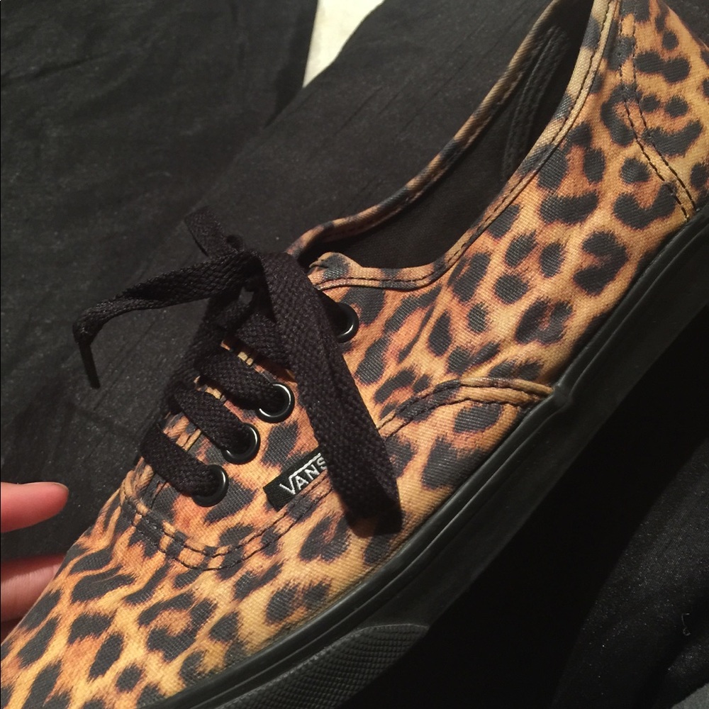 Cheetah print vans