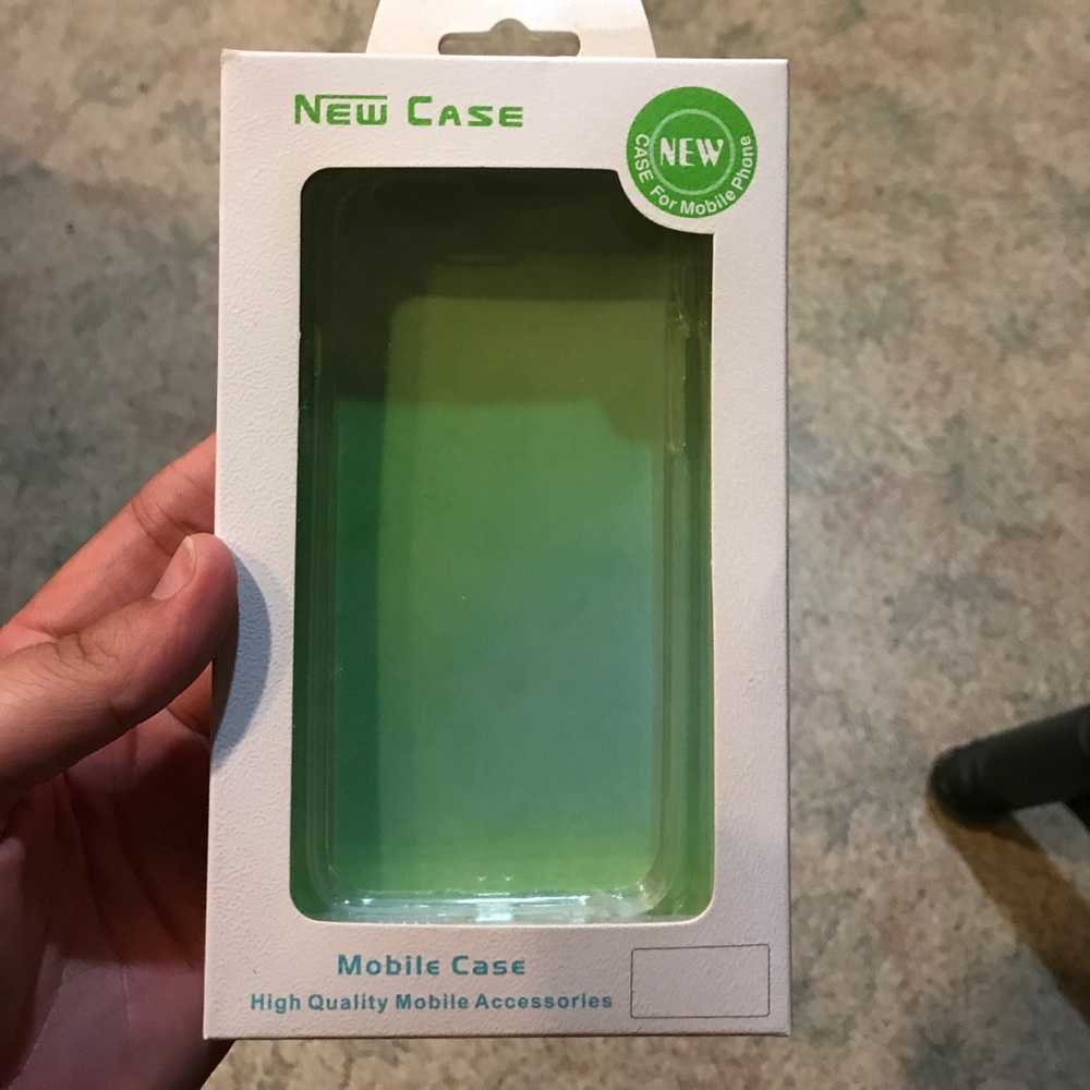 NWT Clear iPhone 6 case DIY decorate