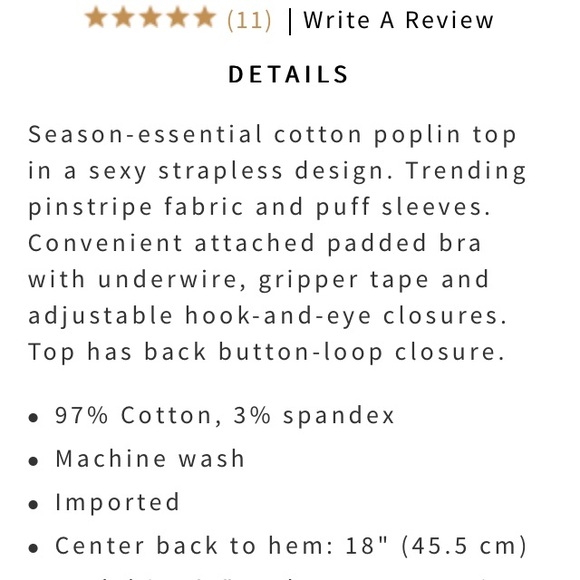 Bebe strapless top! - Picture 4 of 4