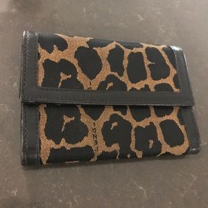 Fendi Trifold Canvas/Leather Leopard Wallet 🌟