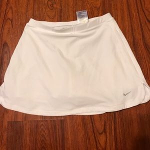 Nike dri fit white tennis skort