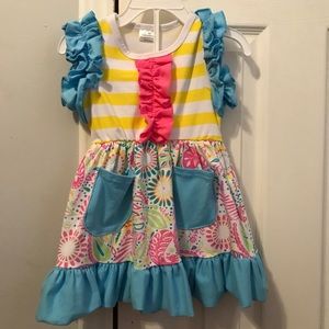 NWOT 12-18m XS Boutique Tunic Short Set