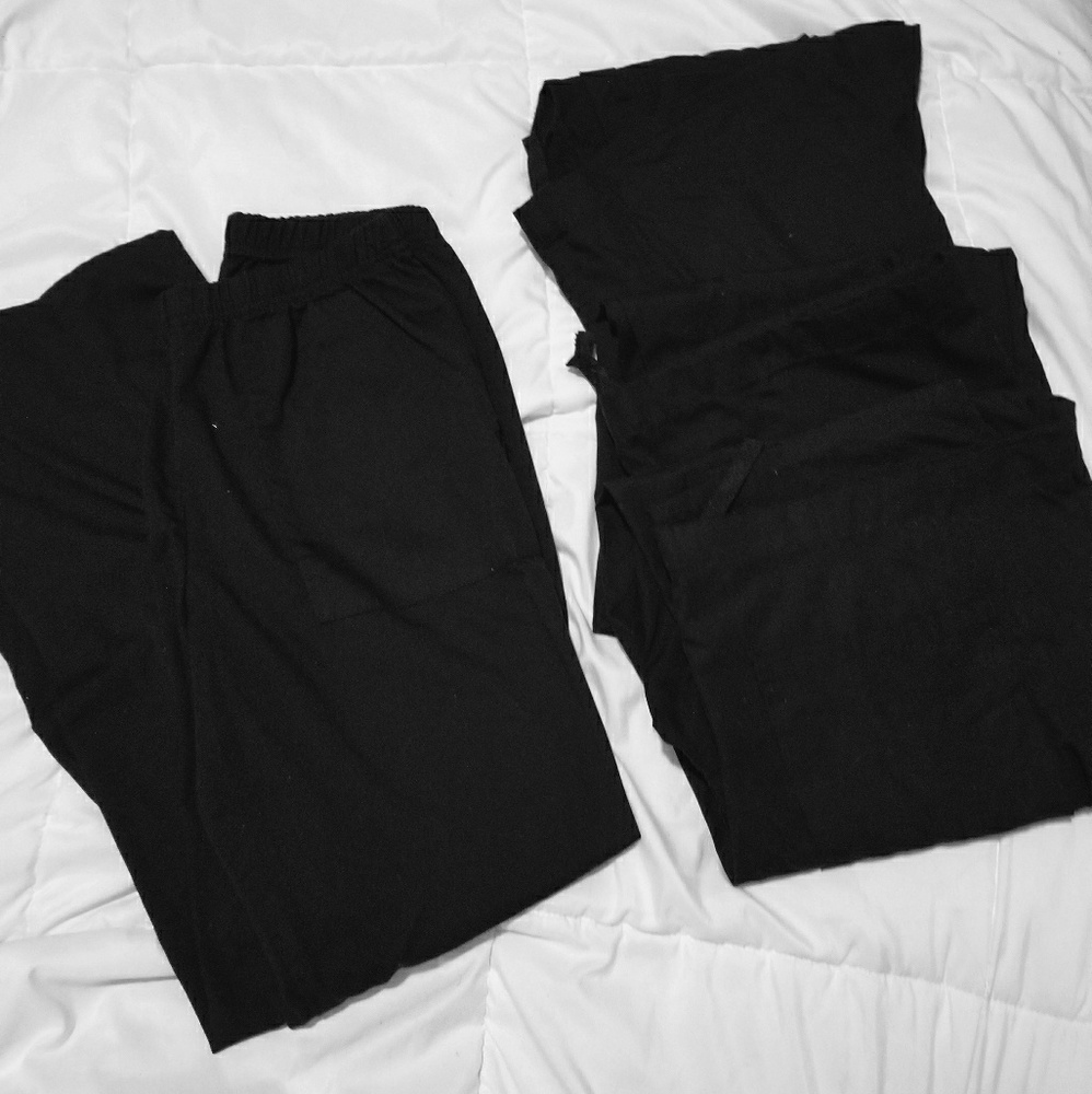 Bundle of Black Scrub Pants!