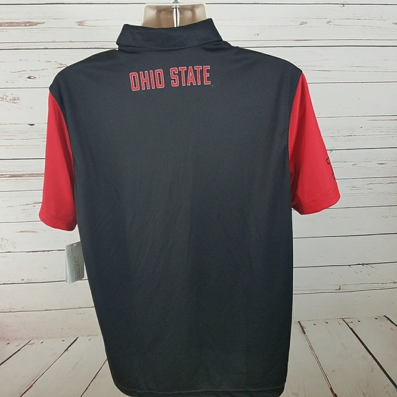 Nike Men's Large Ohio State Buckeyes Big Ten Polo - Picture 2 of 8